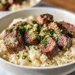 Garlic Butter Steak & Rice Bowl
