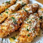 Garlic Parmesan Chicken Tenders (air fryer or baked)