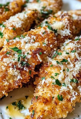 Garlic Parmesan Chicken Tenders (air fryer or baked)