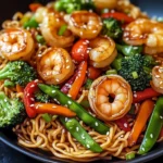 High-Protein Shrimp Stir Fry with Noodles (25-Minutes)
