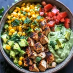 High Protein Chicken Burrito Bowl
