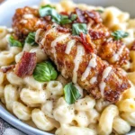 Honey Pepper Chicken Mac and Cheese
