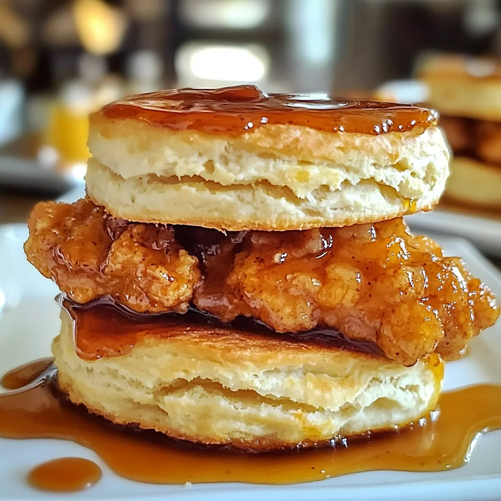 Hot Honey Chicken Biscuits