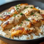 Irresistibly Creamy Smothered Chicken and Rice Recipe You'll Love