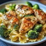 Irresistibly Juicy Cowboy Butter Lemon Bowtie Chicken with Broccoli