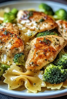 Irresistibly Juicy Cowboy Butter Lemon Bowtie Chicken with Broccoli