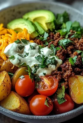 Loaded Potato Taco Bowl: Ultimate Comfort Food Delight