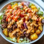 Loaded Smash Burger Bowls