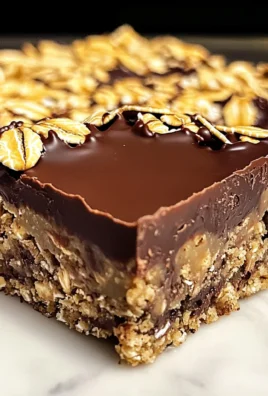 No Bake Chocolate Oatmeal Bars