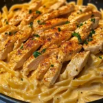 One-Pot Creamy Cajun Chicken Alfredo
