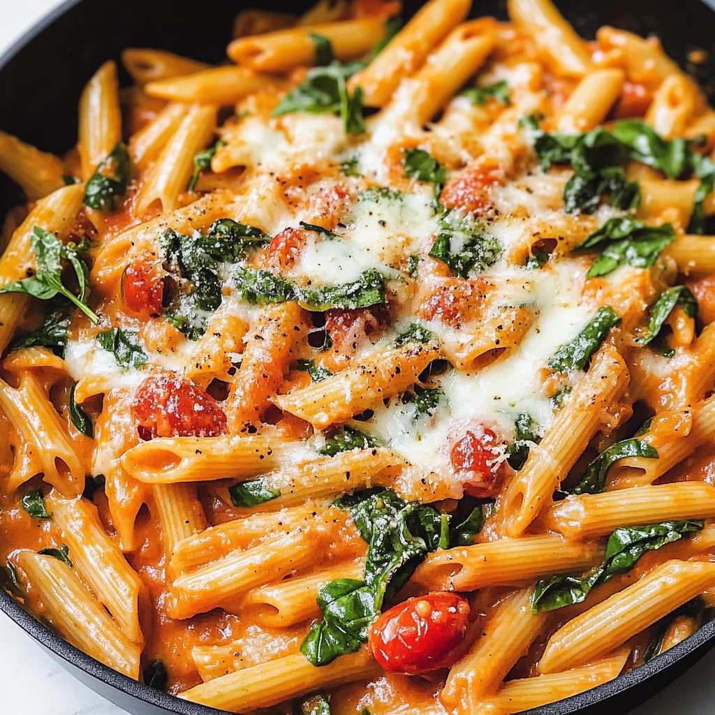 One Pan Creamy Tomato Pasta