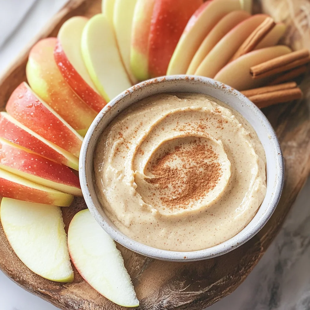 Peanut Butter Yogurt Dip for Apples