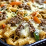 Philly Cheese Steak Pasta