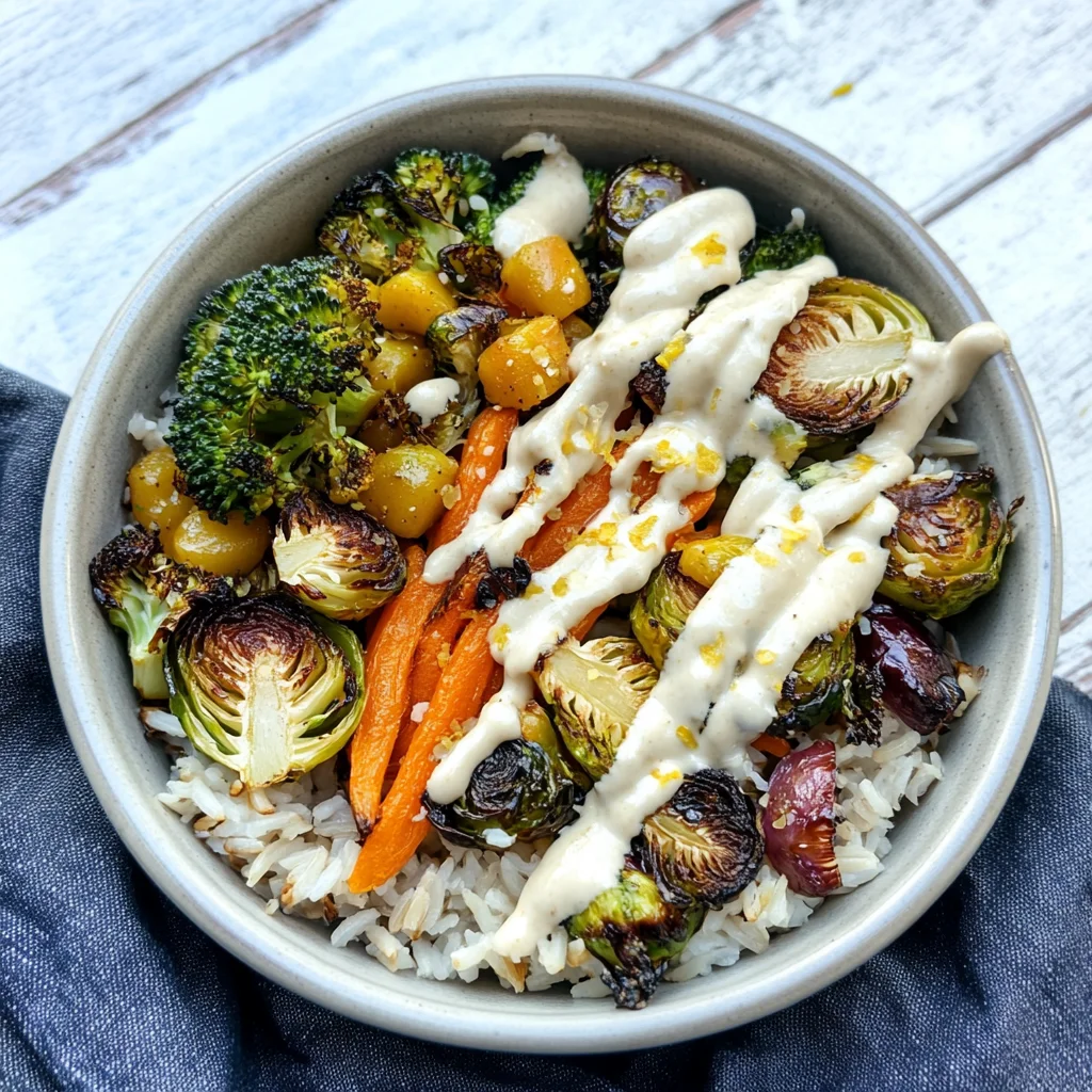 Roasted Vegetable Buddha Bowl Recipe