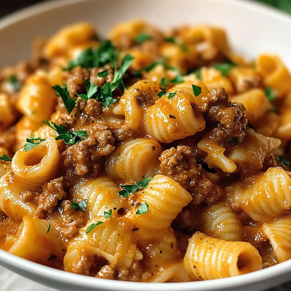 Satisfying Beef Pasta