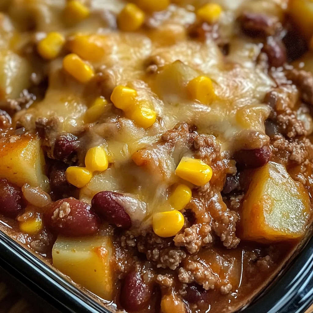 Slow Cooker Cowboy Casserole