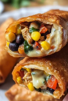 Southwest Chicken Egg Roll