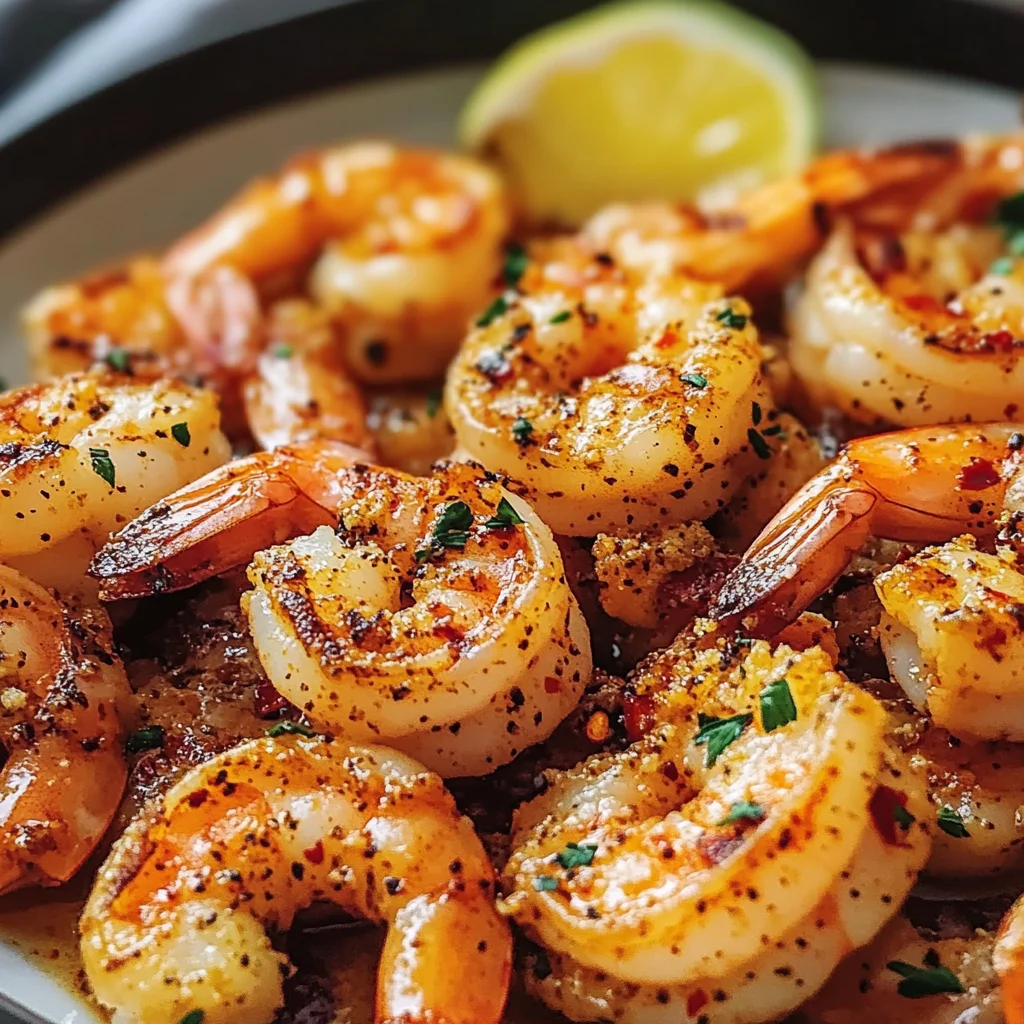 Spicy Oven Grilled Shrimp - moanaskitchen