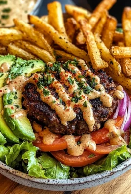 The Best Burger Bowls with Fries