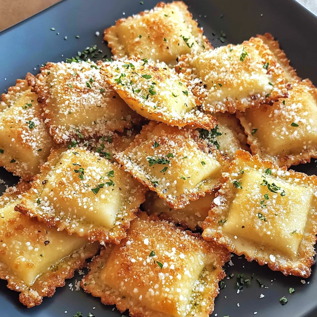 Toasted Ravioli in Air Fryer or Oven