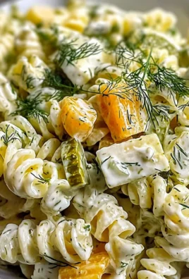 Zesty Simple Dill Pickle Pasta Salad for Summer Fun