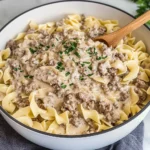 30-Minute Ground Beef Stroganoff