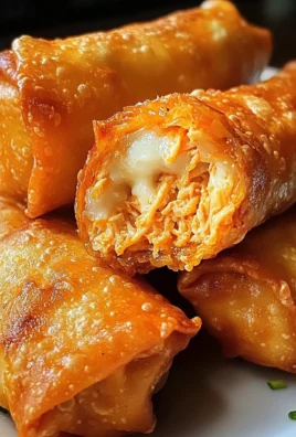 Air Fryer Buffalo Chicken Egg Rolls
