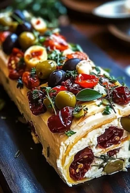 Antipasto Jewel Log with Native Herbs & Macadamia Crunch