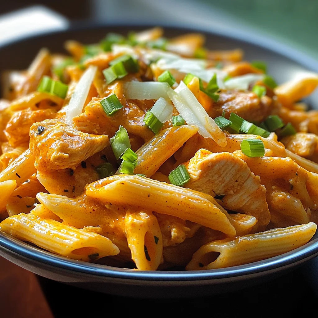 Bold Buffalo Garlic Butter Chicken Pasta