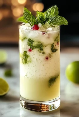 Coconut Snow Mint Mojito Mocktail