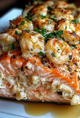 Crab and Shrimp Stuffed Salmon