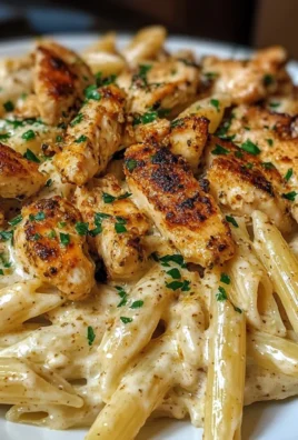 Creamy Cajun Garlic Chicken Penne with Parmesan Sauce