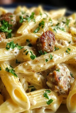 Creamy Garlic Butter Ranch Sausage Penne