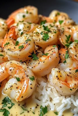 Creamy Garlic Butter Shrimp with Rice