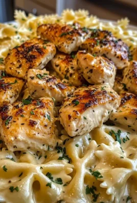 Easy Creamy Velveeta Chicken Bowtie Pasta with Garlic Mozzarella Sauce