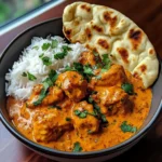 Epic Butter Chicken Bowl with Steamed Rice & Naan