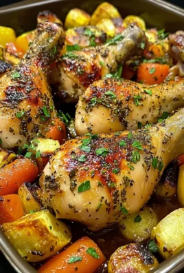 Epic Herb-Roasted Chicken Drumsticks & Veggie Bake