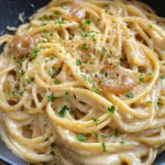 French Onion and Browned Butter Pasta