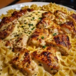 Garlic Butter Chicken with Bowtie Pasta