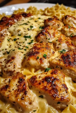 Garlic Butter Chicken with Bowtie Pasta