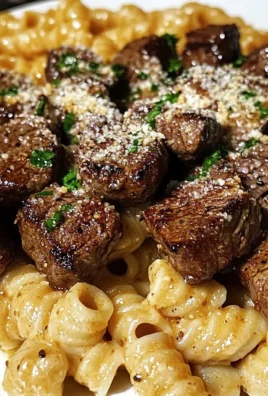 Garlic Butter Steak Bites & Smoky Chipotle Cream Cheese Pasta