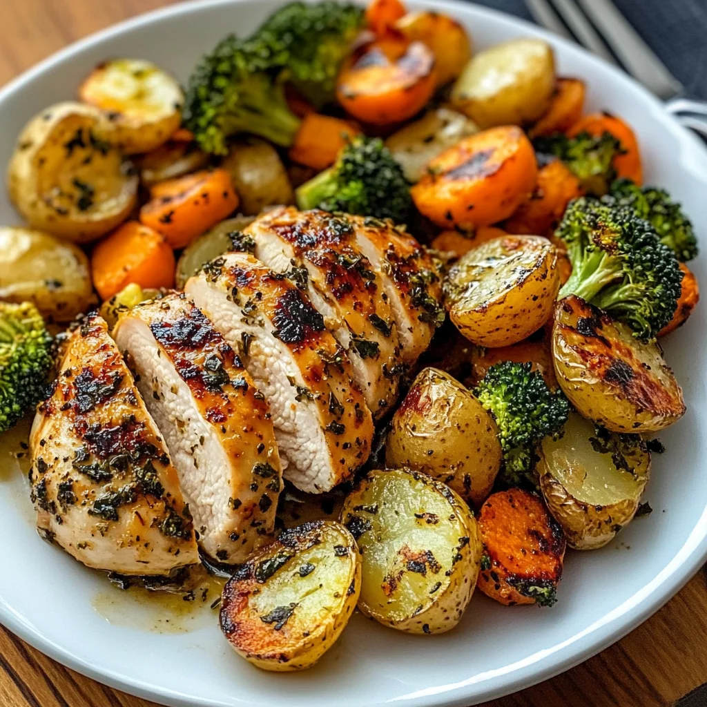 Herbed Chicken & Veggies with Roasted Potatoes A Rustic & Flavor-Packed Classic