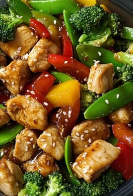 Insanely Tasty Chicken Stir-Fry Meal Prep with Rainbow Veggies