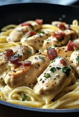 Lazy Day Chicken Carbonara Skillet