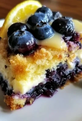 Lemon Blueberry Cheesecake Dump Cake