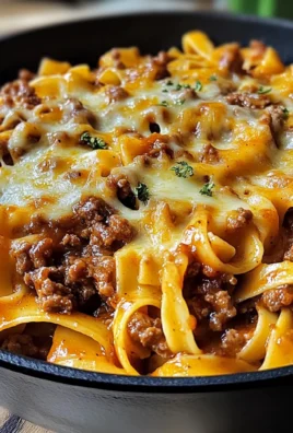 One-Pot Zesty Honey BBQ Beef & Fettuccine Pasta