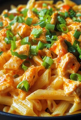 One Pan Buffalo Pepper Jack Chicken Pasta