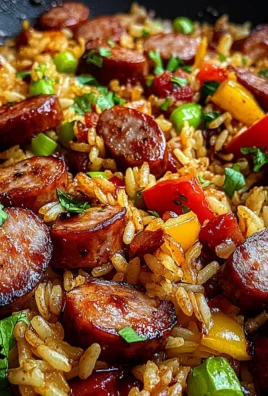 One Pan Smoky Honey BBQ Sausage Rice
