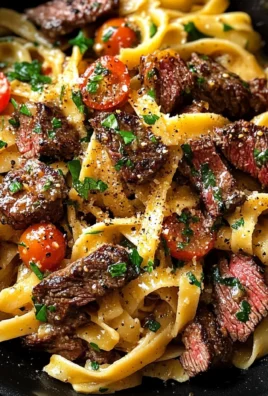 One Pot Bold Garlic Butter Cajun Steak Pasta