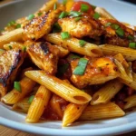 One Pot Sweet Chili Honey BBQ Chicken Pasta